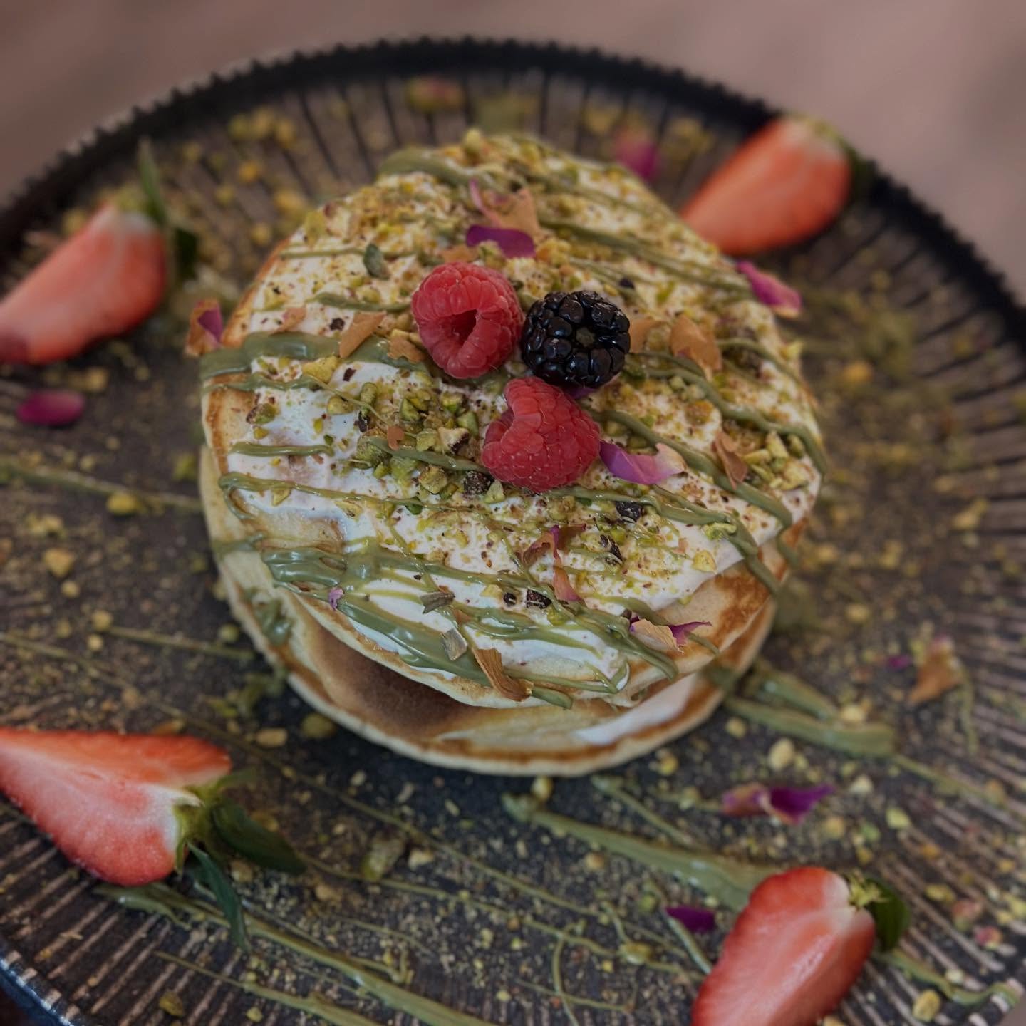 Pancakes Pistazie