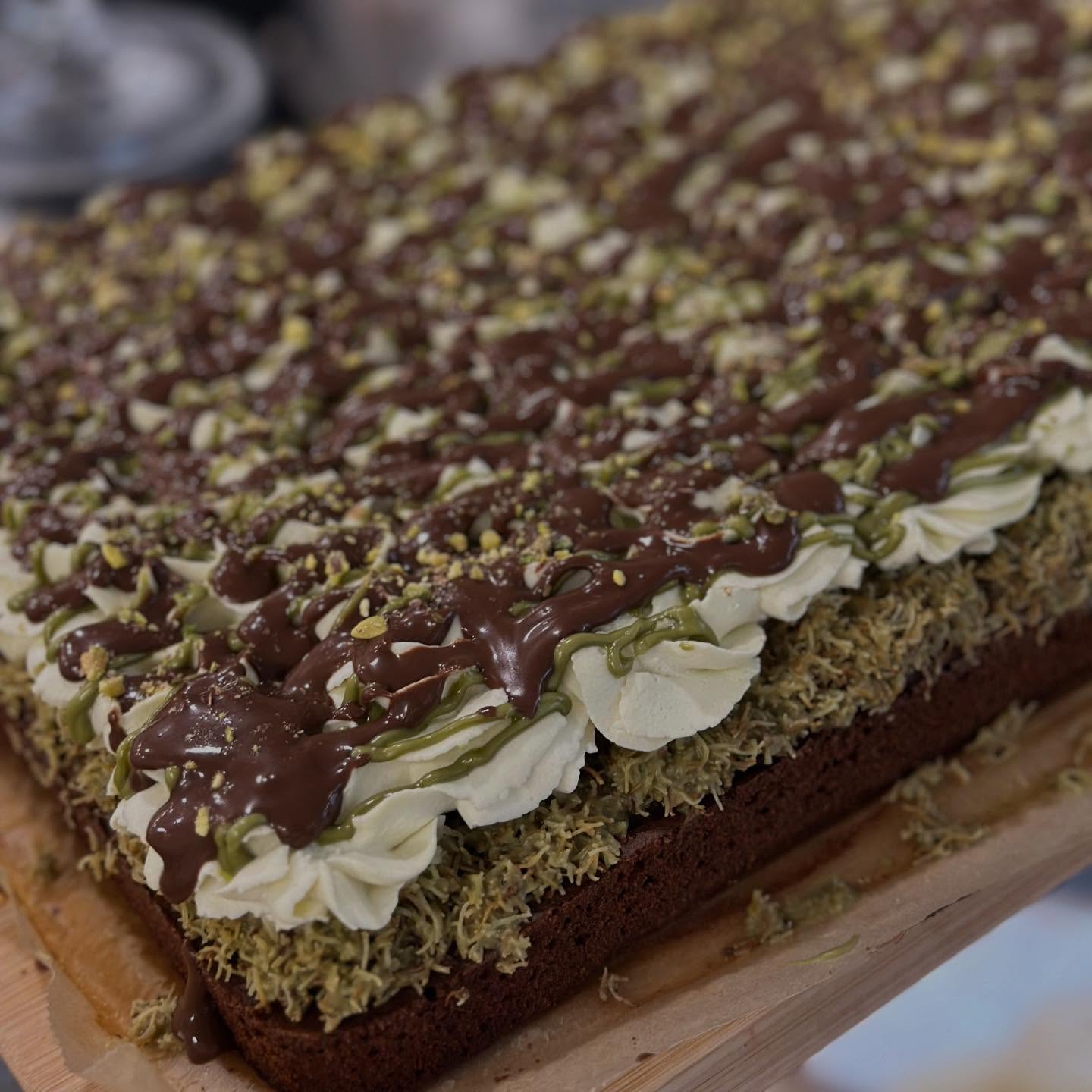 Pistazien-Schokoladen-Kuchen